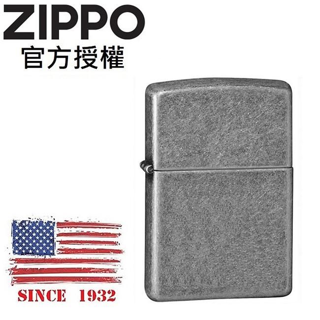 ZIPPO 仿古銀防風打火機 / 經典素面款