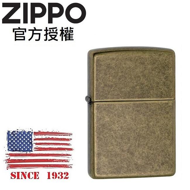 ZIPPO 仿古黃銅防風打火機 / 經典素面款