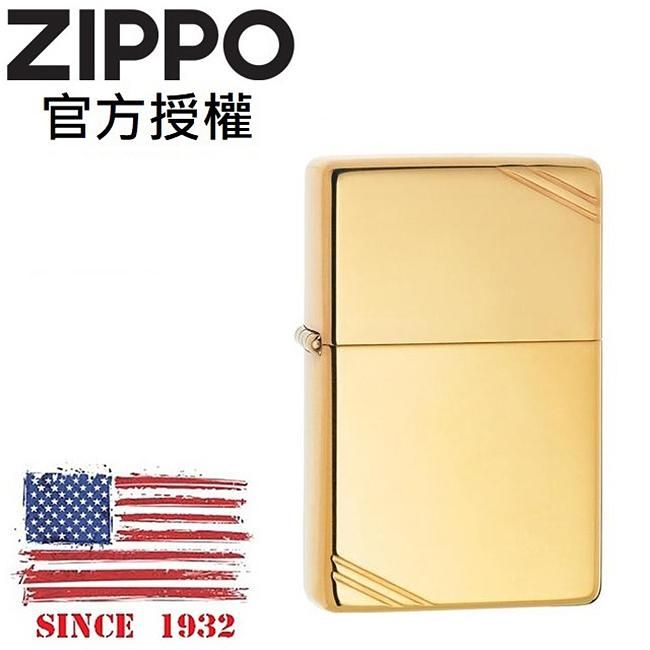 ZIPPO 古典銅鏡面切角防風打火機 / 經典素面款