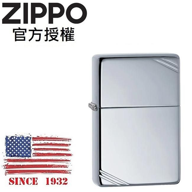 ZIPPO 古典鏡面切角防風打火機 / 經典素面款