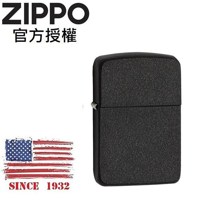 ZIPPO 黑啞漆1941復刻版防風打火機 / 經典素面款