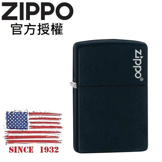 ZIPPO 黑啞漆防風打火機 / 經典素面款