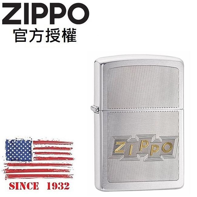 ZIPPO 經典印刷標誌防風打火機 /美國設計款