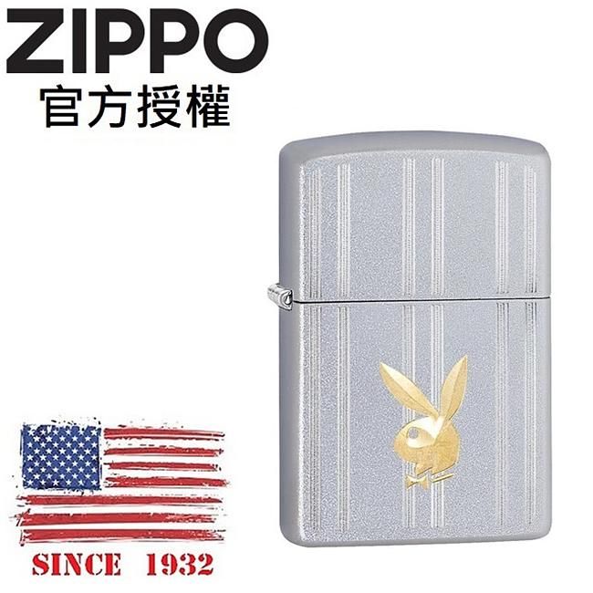ZIPPO 花花公子-金色兔子防風打火機 /美國設計款
