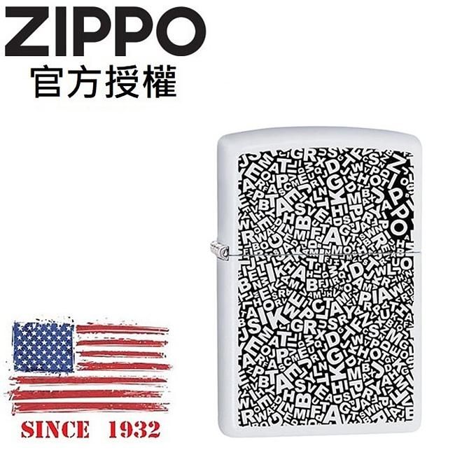 ZIPPO 零散字母防風打火機 /美國設計款