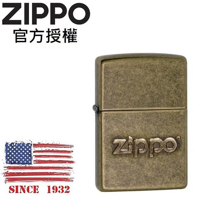 ZIPPO 仿古銅標誌風格防風打火機 / 美國設計款