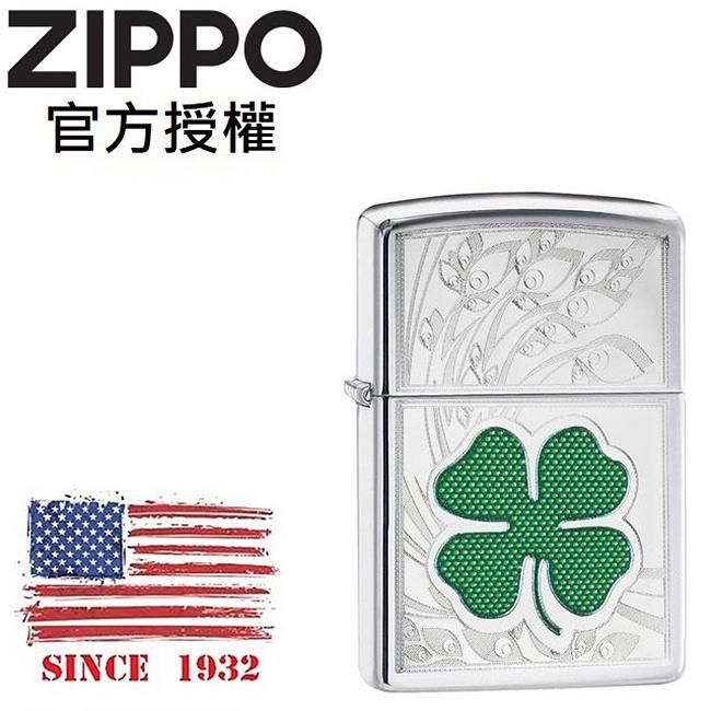 ZIPPO 幸運四葉草防風打火機 / 美國設計款