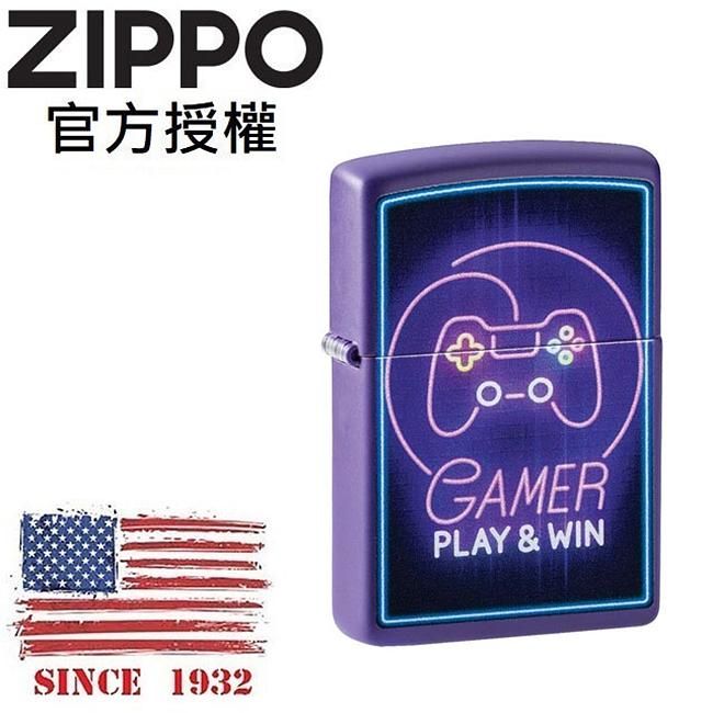 ZIPPO 遊戲玩家防風打火機 / 美國設計款
