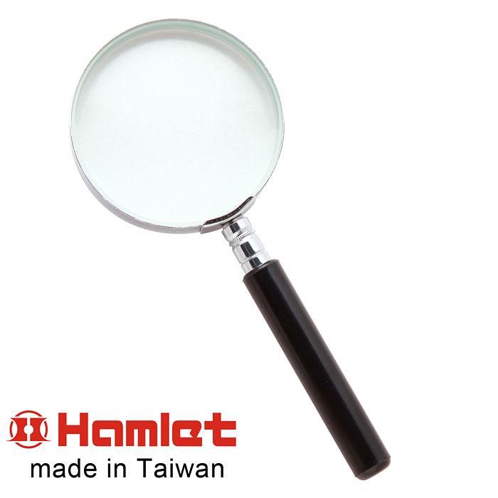 【Hamlet 哈姆雷特】2.9x/-7.6D/63mm 台灣製手持型電木柄縮小鏡 A003-2