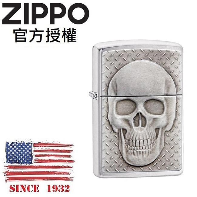 ZIPPO 硬派骷髏防風打火機 / 美國設計款