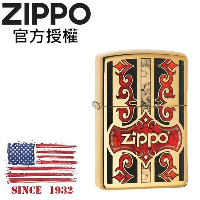 ZIPPO 藤蔓之盾防風打火機 / 美國設計款