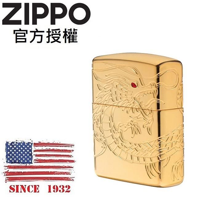 ZIPPO 亞洲黃金之龍(加厚版)防風打火機/ 加厚版系列