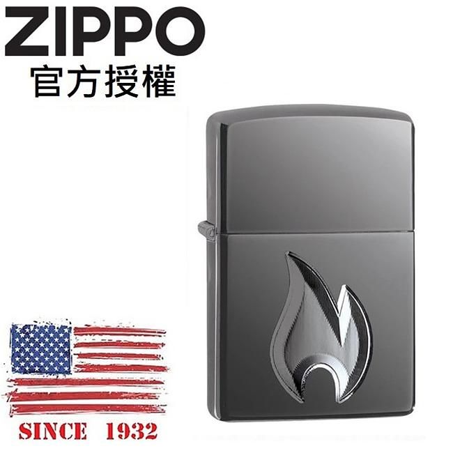 ZIPPO 黑冰ZIPPO火焰(加厚版)防風打火機 / 加厚版系列