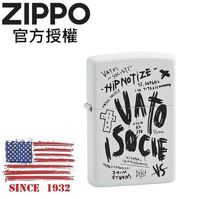ZIPPO 英文塗鴉(品牌聯名)防風打火機 / 韓國設計款