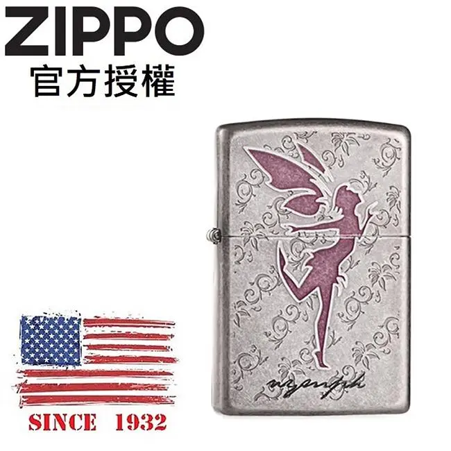 ZIPPO 飛翔小仙女防風打火機 / 韓國設計款