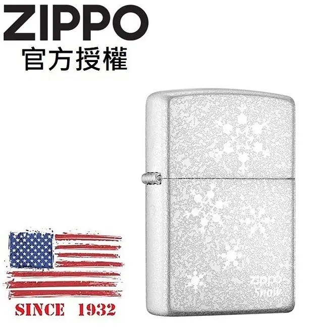 ZIPPO 冬季戀歌-雪花紛飛防風打火機 / 韓國設計款