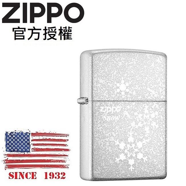 ZIPPO 冬季戀歌-雪花飄落防風打火機 / 韓國設計款