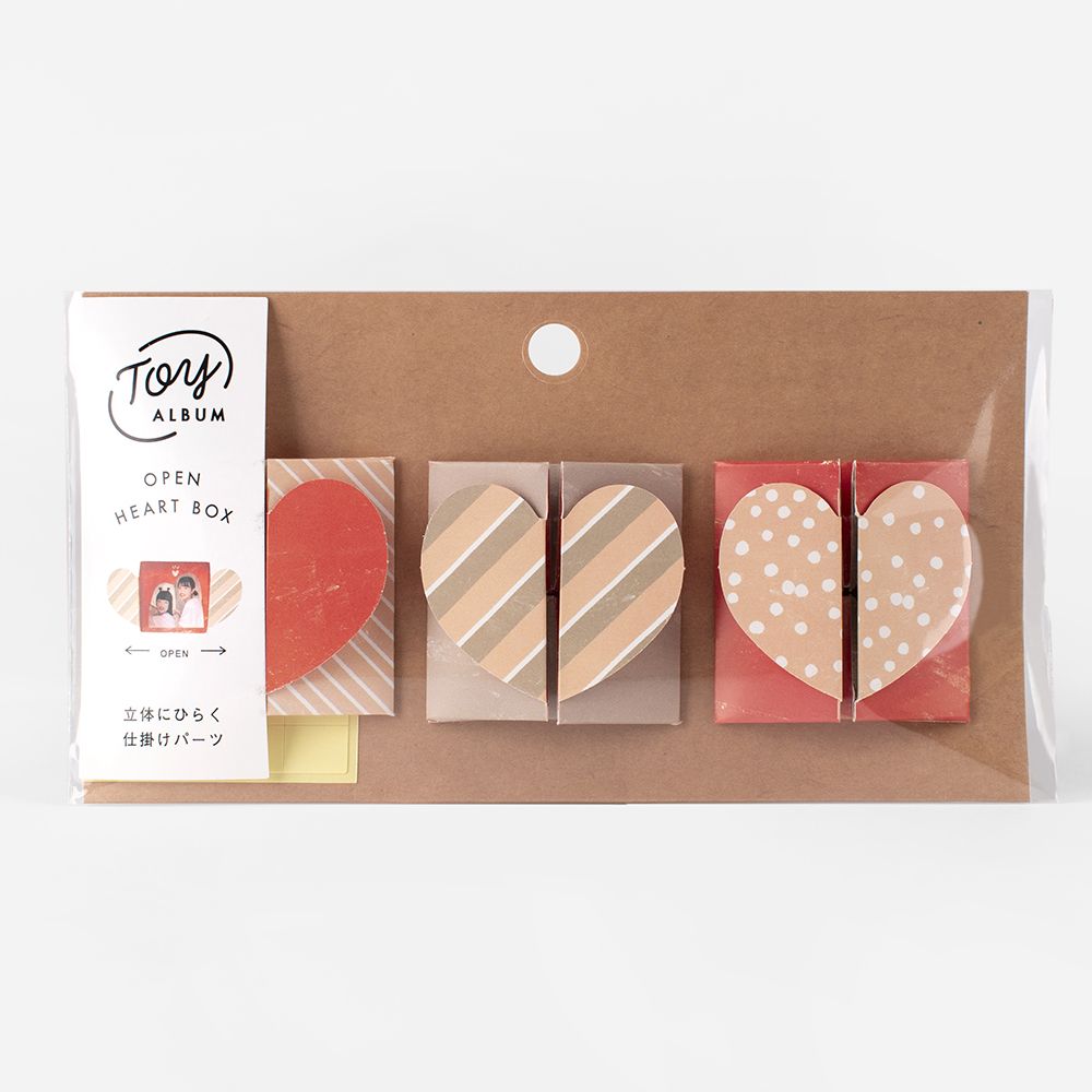 日本 IROHA Toy 迷你DIY裝飾紙片/ 愛心盒子