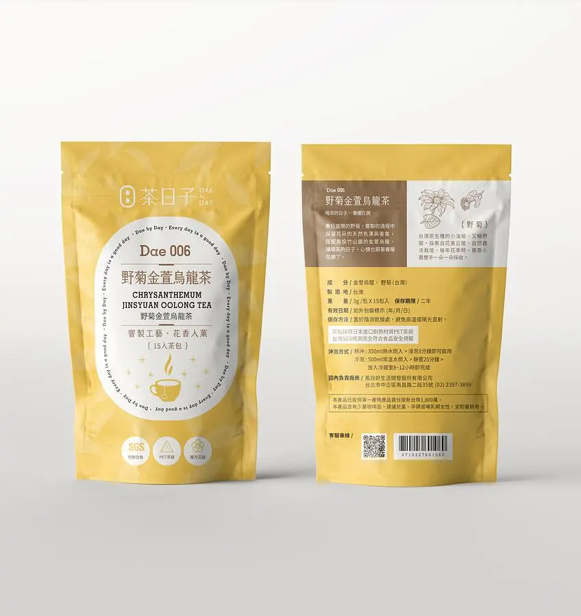【茶日子 Dae by Day】日日好日補充包 Dae 006 野菊金萱烏龍茶