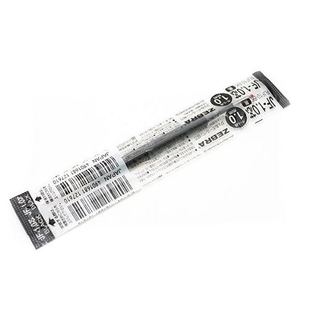 ZEBRA JF-1.0鋼珠筆替芯/ 黑/ 盒裝10支