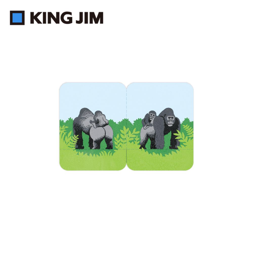 KING JIM可站立便利貼/ 動物款/ L/ 金剛猩猩/ 3580-005