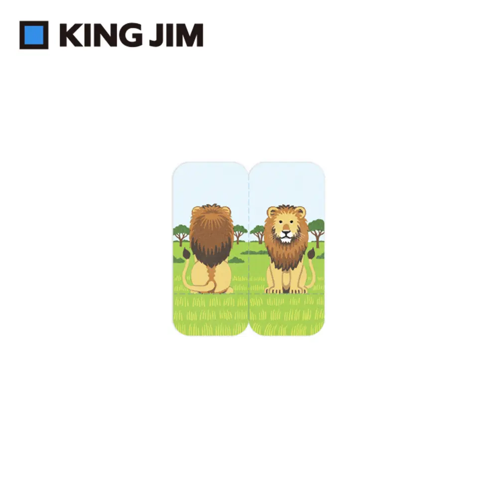 KING JIM可站立便利貼/ 動物款/ M/ 獅子/ 3560-006