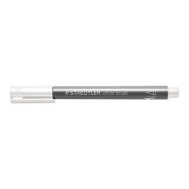 STAEDTLER MS8321-0金屬色書法筆/ 白色