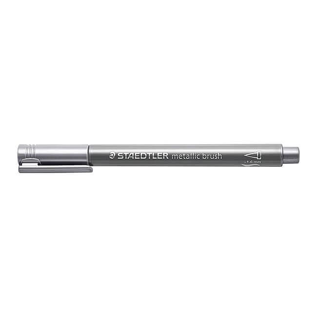 STAEDTLER MS8321-81金屬色書法筆/ 銀色