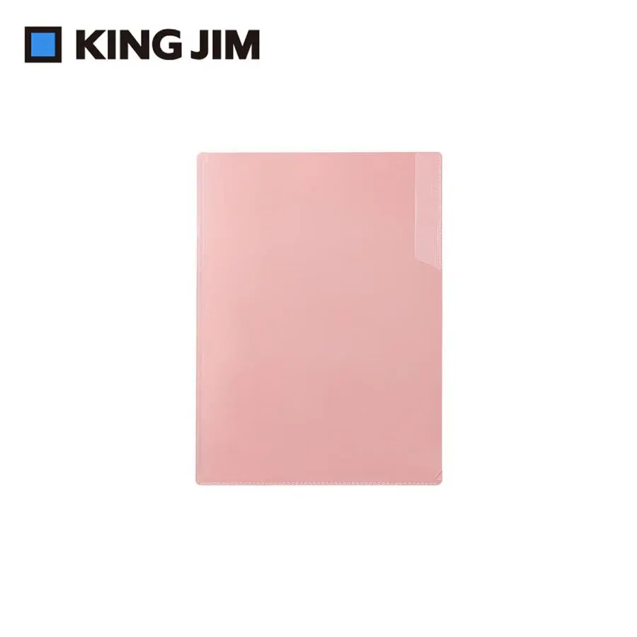 KING JIM EMILy硬殼單頁資料夾/ A4/ 莓粉/ EY749-PK