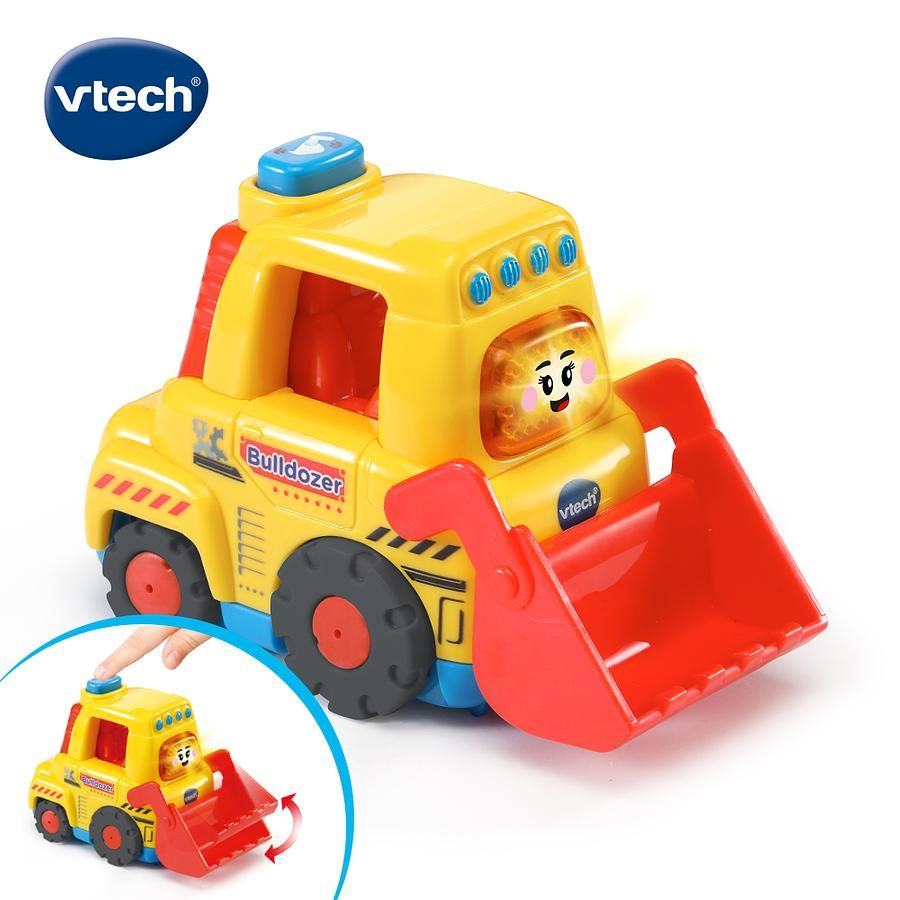 vtech嘟嘟聲光互動車/ 堆土機