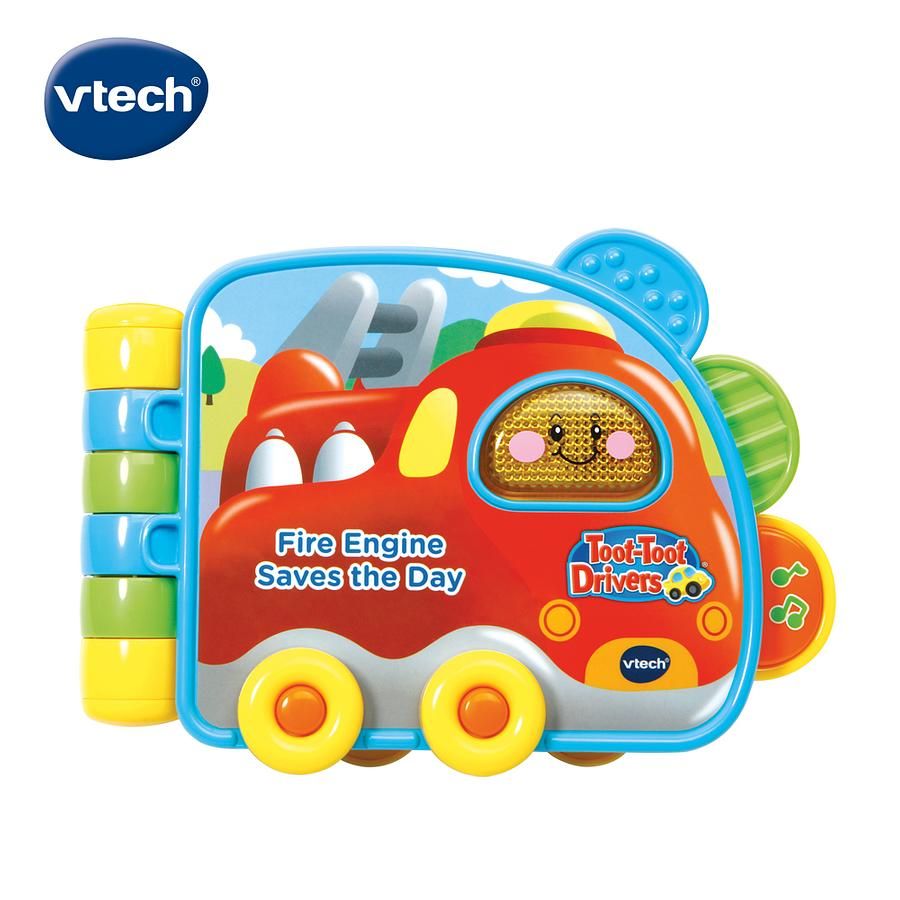 vtech嘟嘟車生活翻翻書/ 消防車