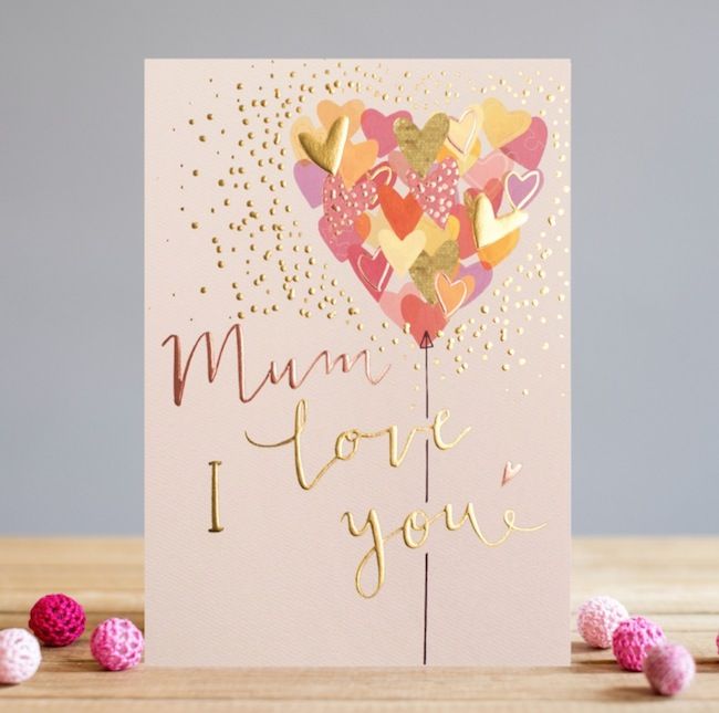 LOUISE TILER母親卡/ Mum Heart Balloon/ 心型彩色汽球