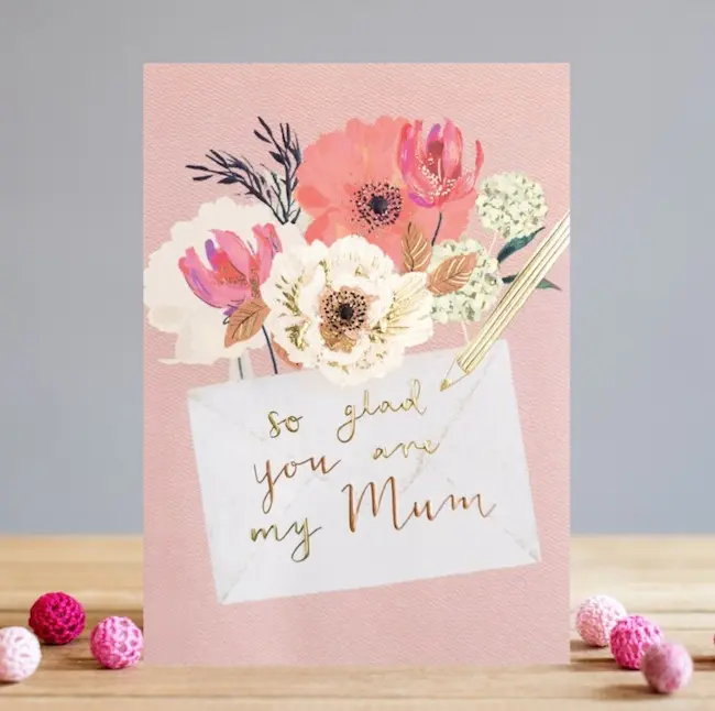 LOUISE TILER萬用卡/ Mum's Letter/ 繽紛花朵信封