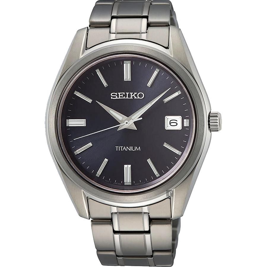 SEIKO 精工 CS 鈦金屬簡約手錶(SUR373P1/6N52-00B0V)-40mm