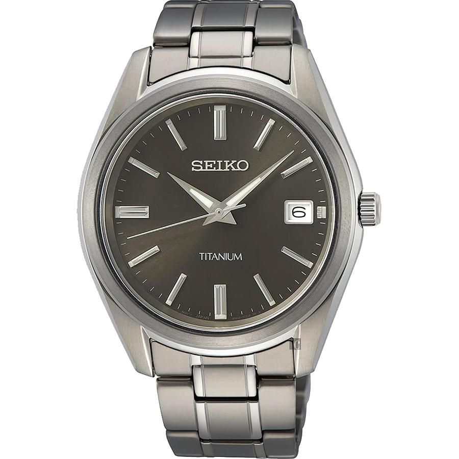 SEIKO 精工 CS 鈦金屬簡約手錶(SUR375P1/6N52-00B0D)-40mm