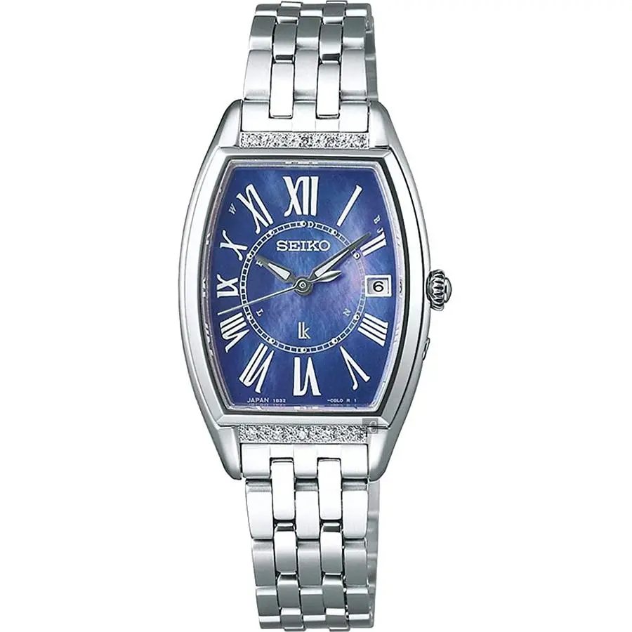 SEIKO 精工 LUKIA 真鑽太陽能電波女錶(SSVW179J/1B32-0AR0B)-24mm