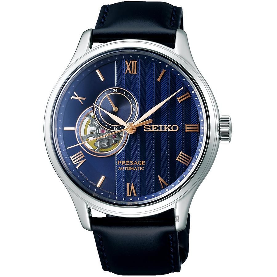 SEIKO 精工 Presage 夜櫻 機械錶(SSA421J1/4R39-00W0B)-41.8mm