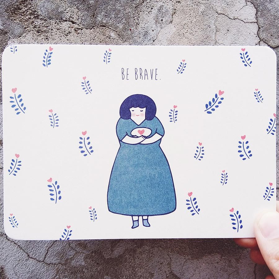 KerKerland明信片/ Be Brave