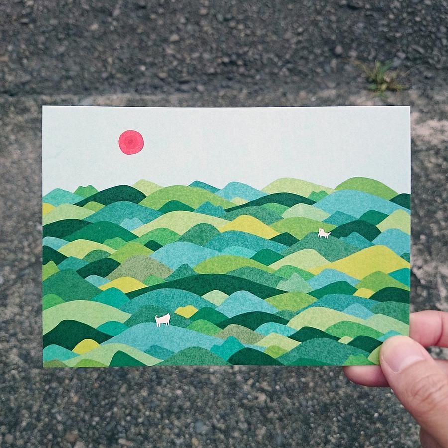 KerKerland明信片/ 日出