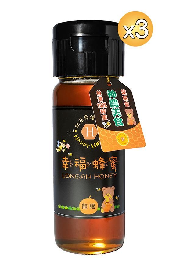 幸福蜂蜜*龍眼純蜂蜜430克3入