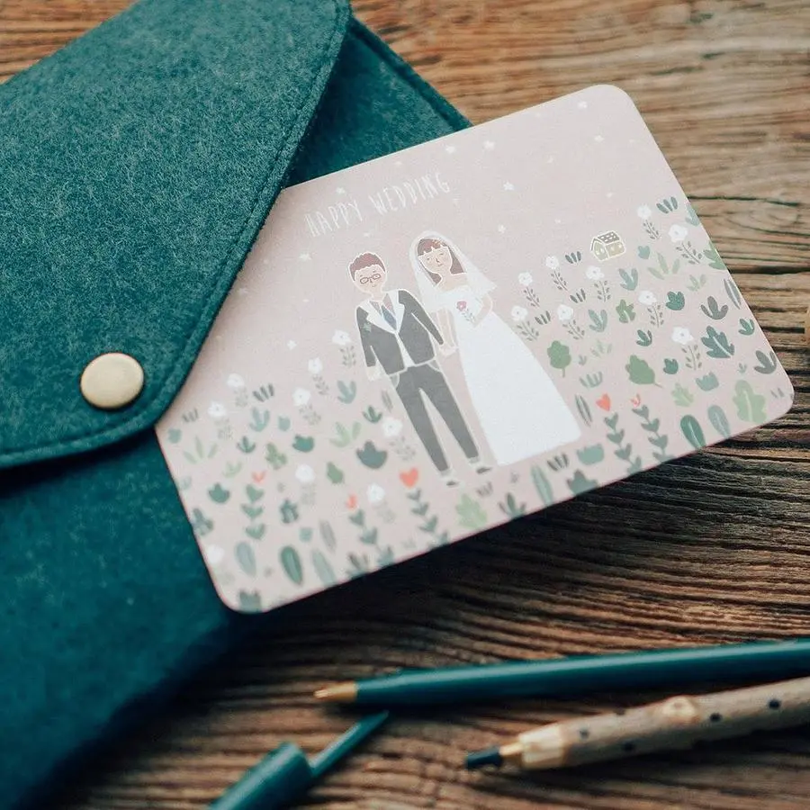 KerKerland明信片/ Happy Wedding