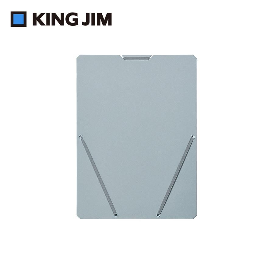 KING JIM Sand It文件收納夾/ 灰色/ A4直向/ 2572-GR