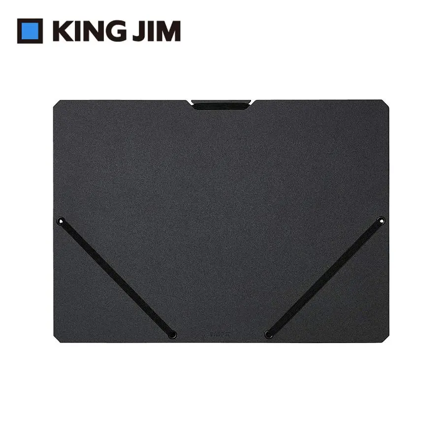 KING JIM Sand It文件收納夾/ 黑色/ A4橫向/ 2582-BK