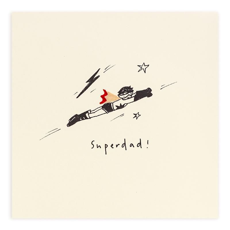 英國 Pencil Shavings 父親卡/ Superdad