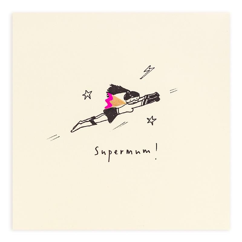英國 Pencil Shavings 母親卡/ Supermom