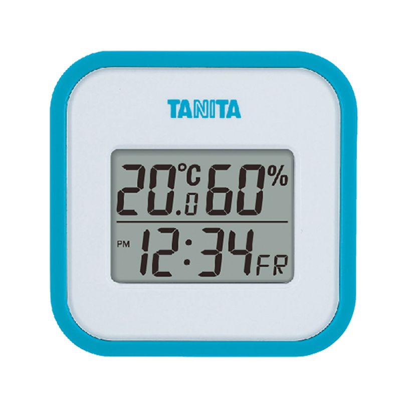 TANITA電子溫濕度計TT-558藍綠