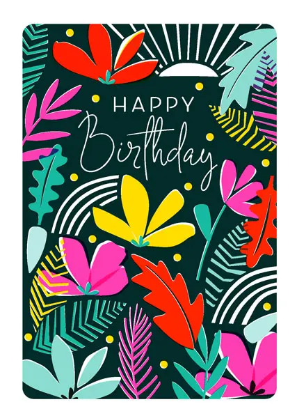 英國ART FILE 生日卡/ Soda Pop/ Flowers