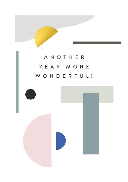 英國ART FILE 生日卡/ Balance/ Wonderful