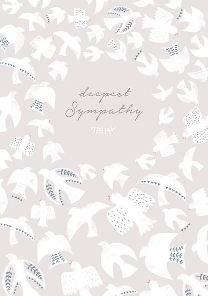 英國ART FILE慰問卡/ Sympathy/ Deepest Sympathy