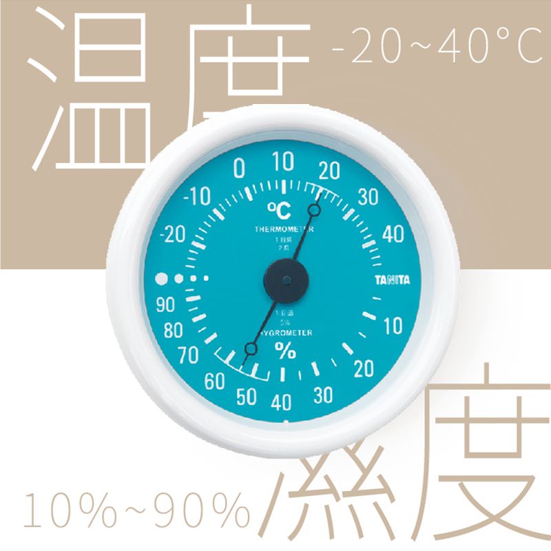 TANITA指針式溫濕度計TT-515天藍